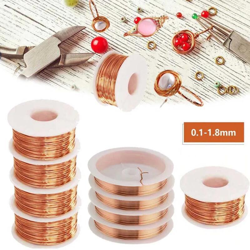 Copper Wire Roll - Медный провод без изоляции 10 м,