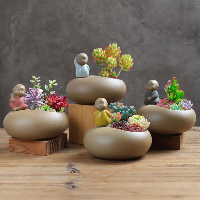 Bonsai Garden Art - Керамический горшок в китайском стиле в